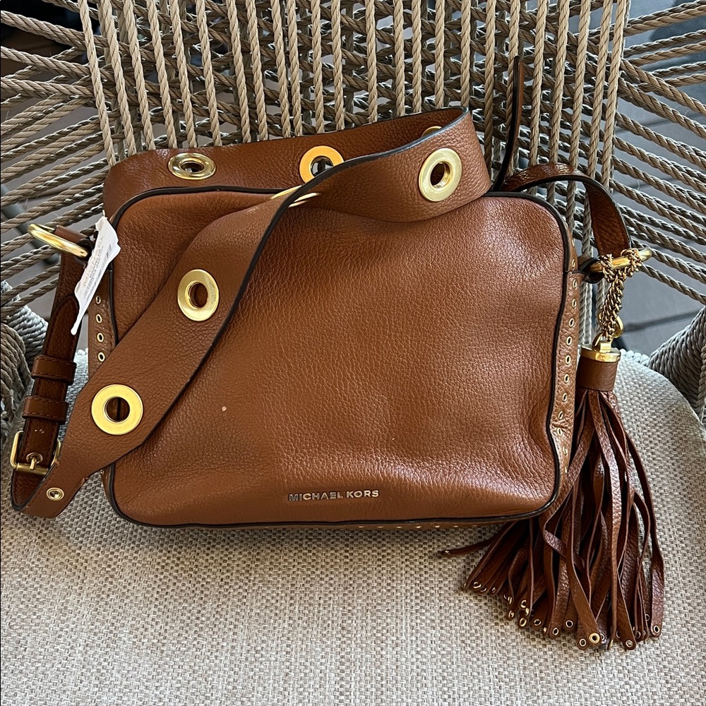 Michael Kors Brooklyn Bag in Brown Leather